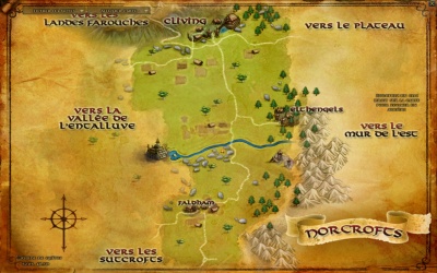 Carte des Norcrofts