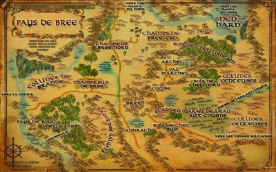 Carte du Pays de Bree