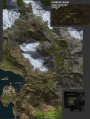 Terrain Map. La carte annotée en haute résolution et en très grand format.