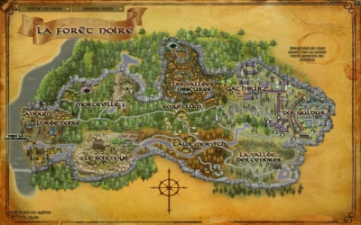 Carte de la Forêt Noire