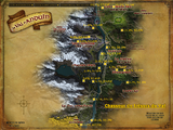 Carte des cachettes du Val d'Anduin