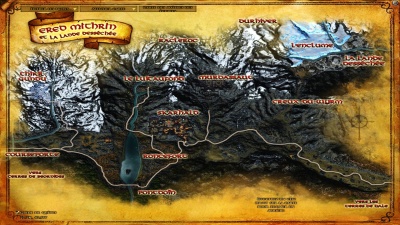 Carte de Ered Mithrin