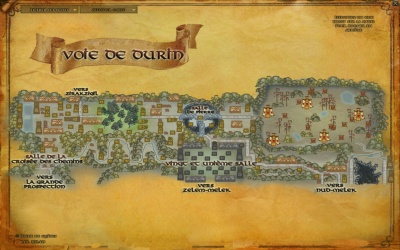 Carte de la Voie de Durin