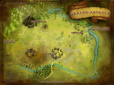 Carte des Grands-arpents