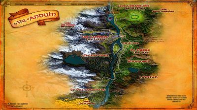 Carte du Val d'Anduin