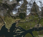 Terrain Map. La carte vierge, en très grand.